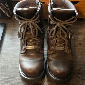 Harley-Davidson Women’s Grey Leather Boots